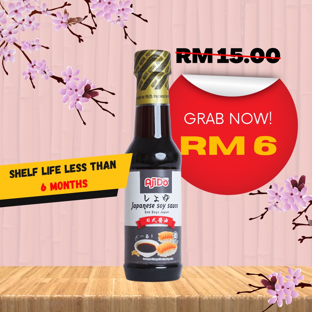 AjiDo's Japanese Soy Sauce (Clearance Stock) Shopee Malaysia