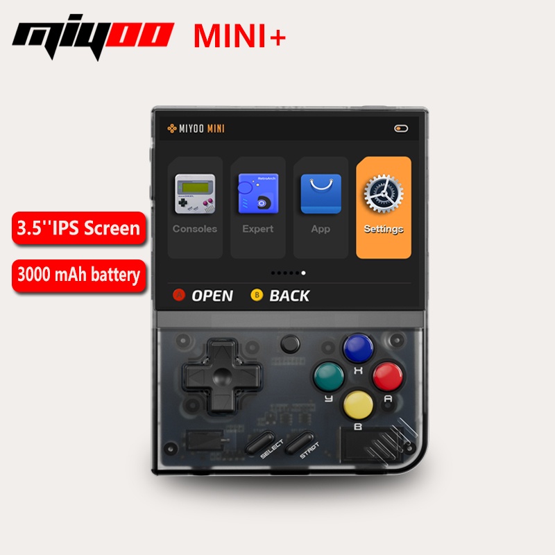 MIYOO Mini Plus Portable Retro Handheld Game Console 3.5-inch IPS