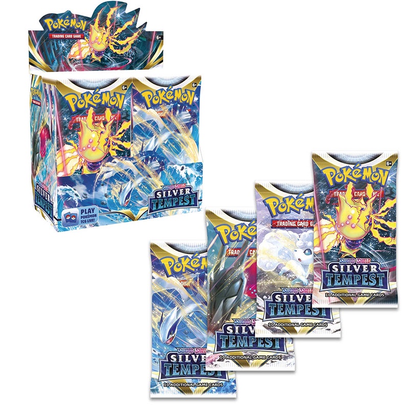 324pcs Pokemon Cards Pokemon Silver Tempest Trading Card Game Booster 