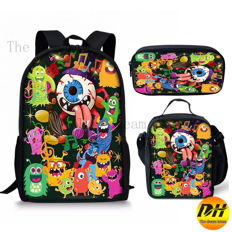 my singing monster beg sekolah kids School bag set backpack for ...