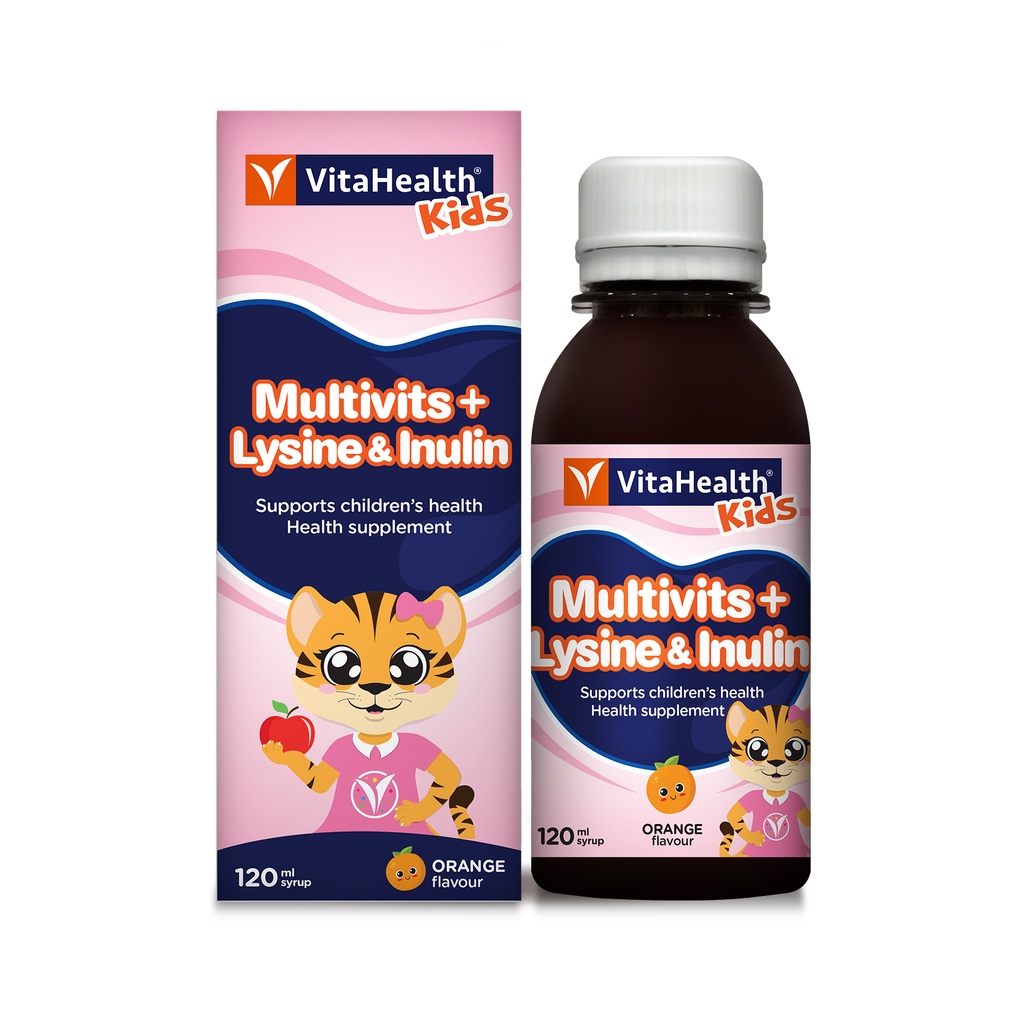 Vitahealth Kids Multivits + Lysine & Inulin Syrup 120ml | Shopee Malaysia