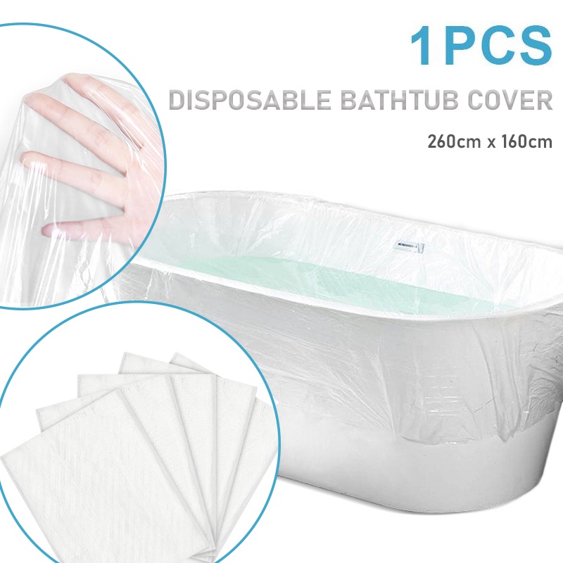 Disposable Bathtub Lining Cover Bacteriaproof Plastic Film Liner