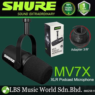 Shure MV7X XLR Podcast Microphone