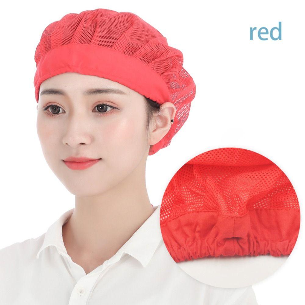 JUNE1 Chef Cap, Work Headband Food Service Cook Hat, Chic Bundled Hair