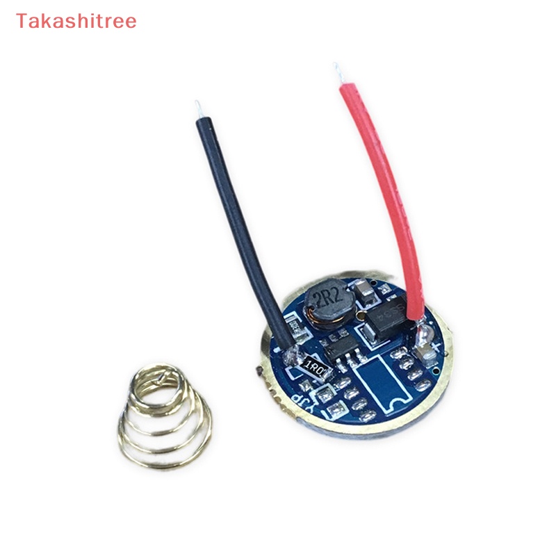 (Takashitree) 1Mode LED Flashlight Driver Input 1.24.2V DC 17mm LED