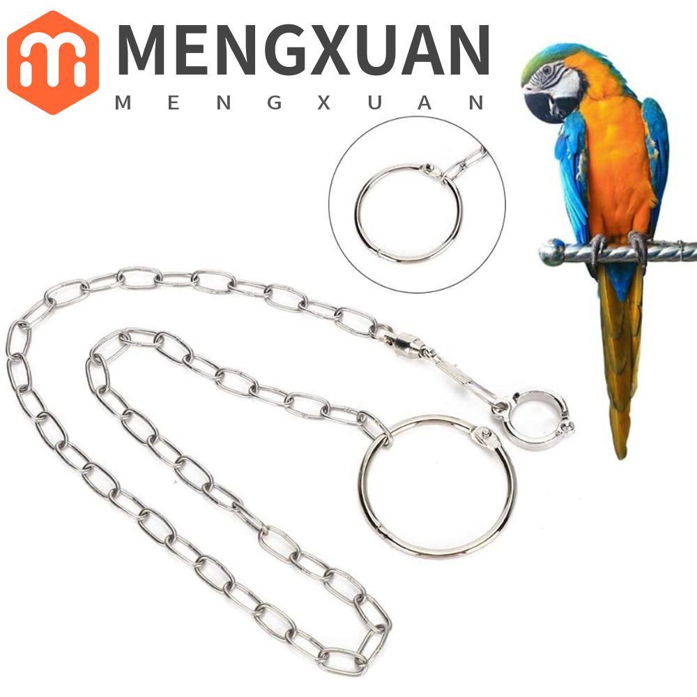 MENGXUAN Lovebirds Bird Foot Chain Cockatiel Leash Parrot Leg Ring