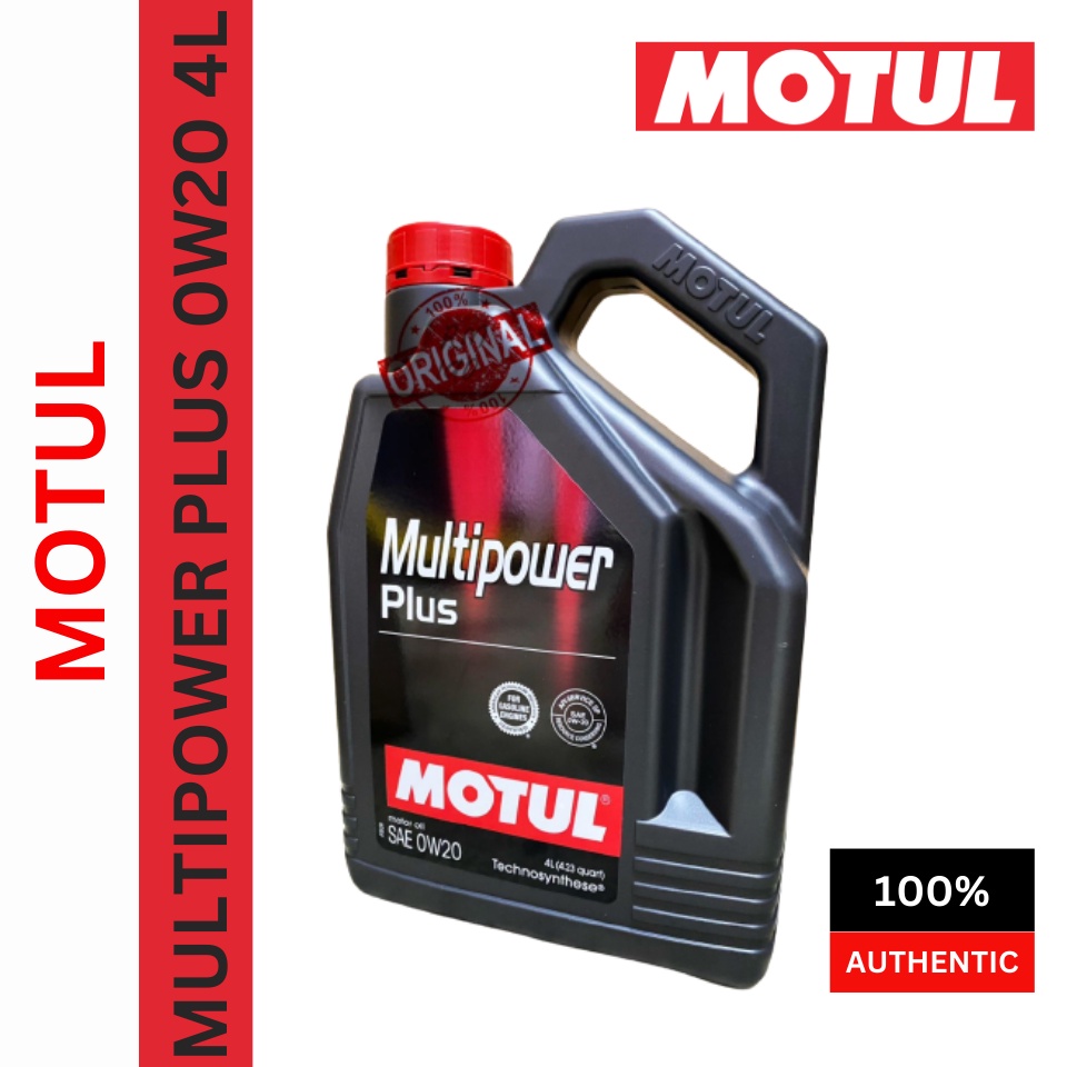 WXC00081 Motul Multipower Plus 0W20 Semi Synthetic Engine Oil (4L ...