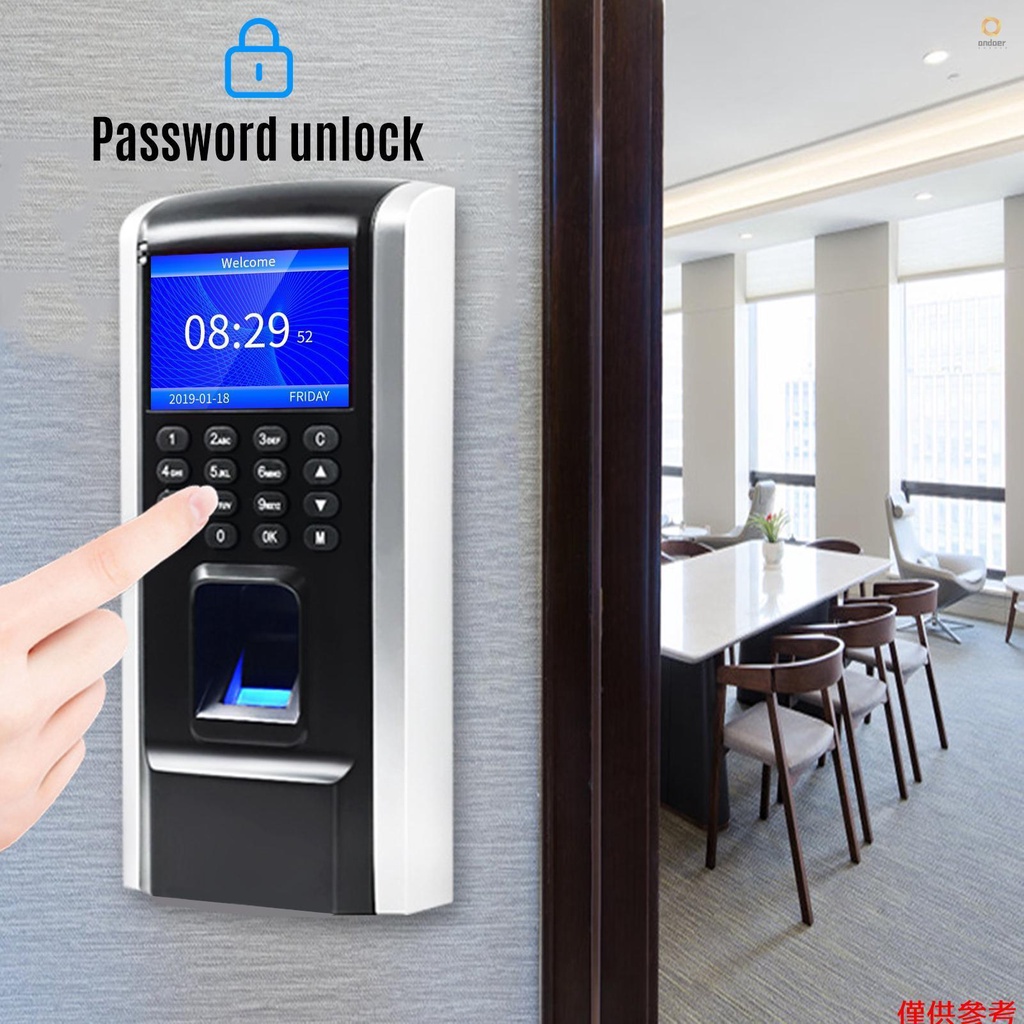 Fingerprint Access Control Time Attendance Machine Biometric Time Clock ...
