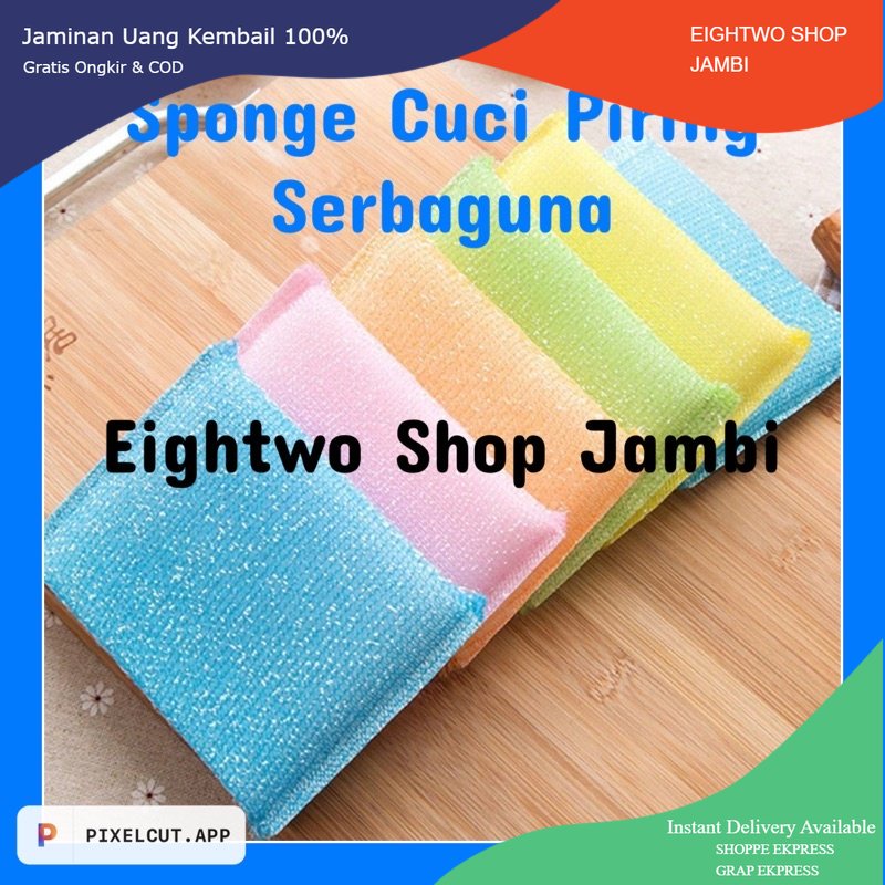 Multipurpose Dishwashing SPOGE Sponge With Wire Shopee Malaysia