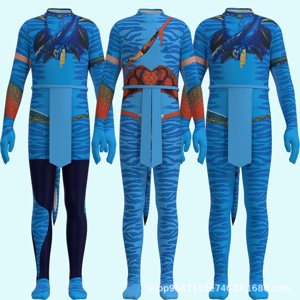 Halloween cosplay Costume Avatar 2 Children's Clothes Stage Costume