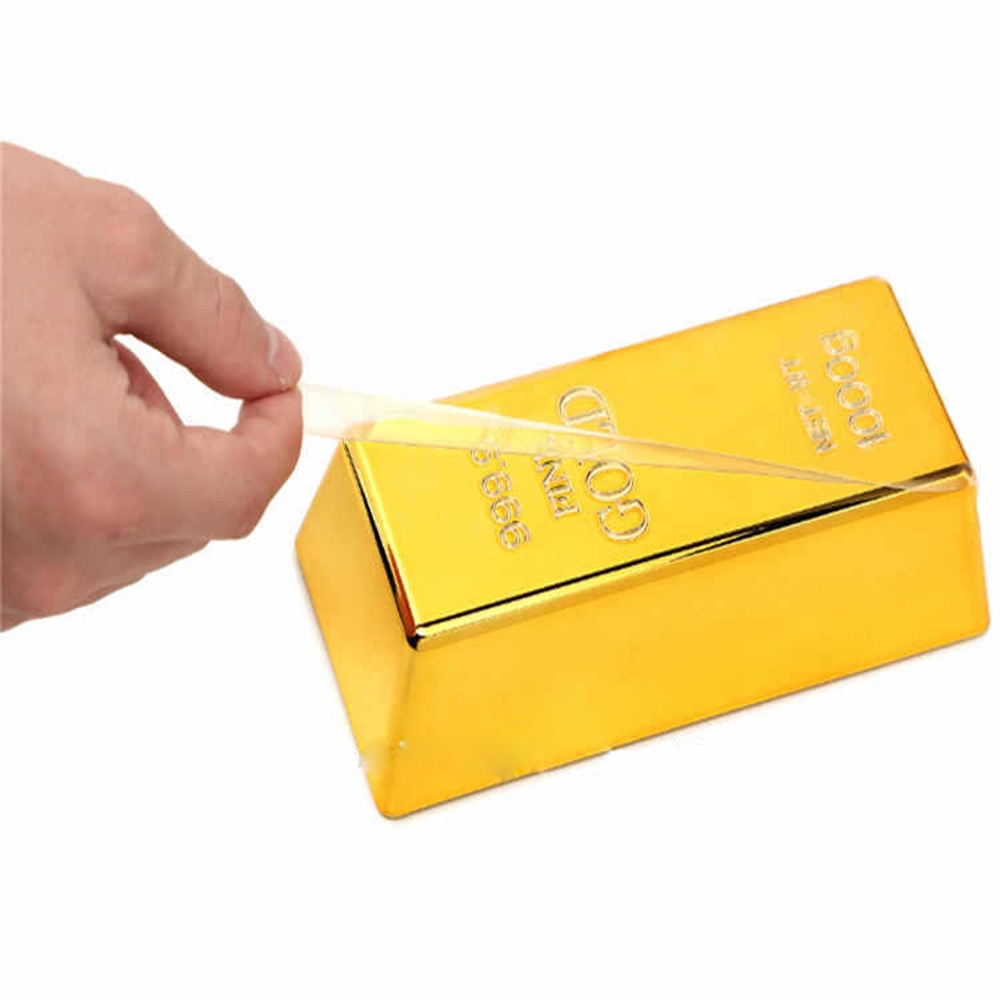 Gold Bar 1KG Door Stopper Brick Fake Golden Bullion Real Look No Slip Soft Stop Shopee Malaysia