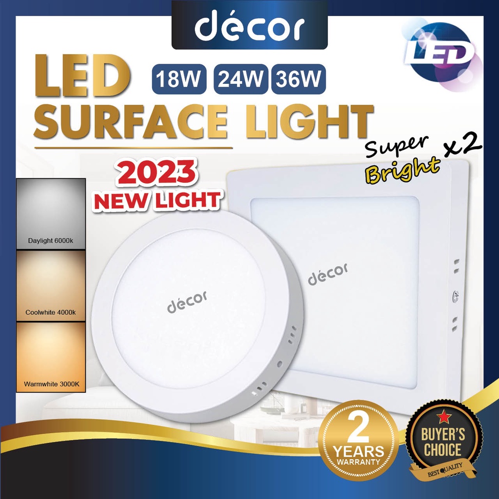 [Premium Grade] LED Surface Downlight Surface Mounted LED Panel