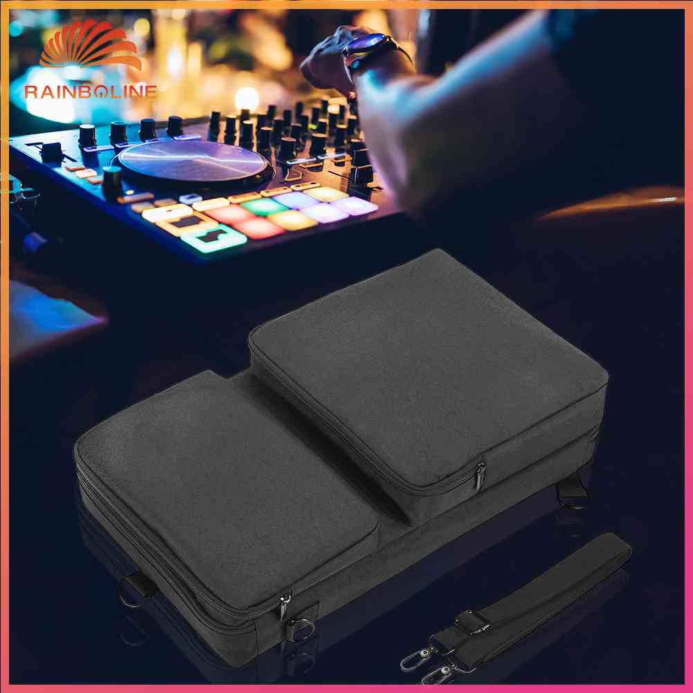 Rain Portable DJ Disc Player Carrying Case for Pioneer DDJ-400 DDJ-FLX4 ...