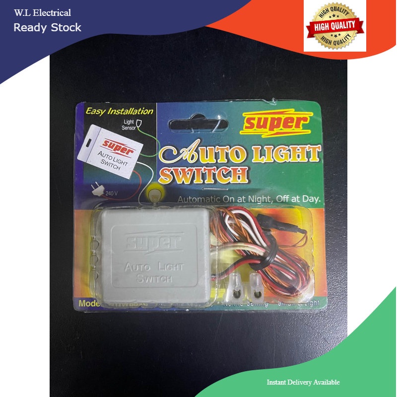 SUPER 240V Auto Light Switch with light sensor Shopee Malaysia