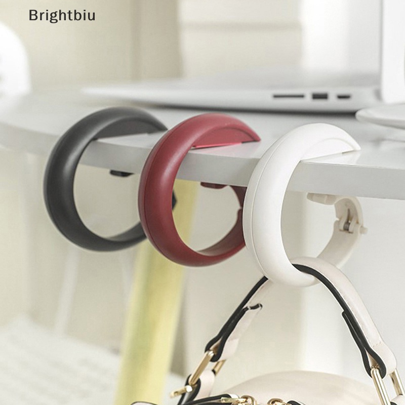 [Brightbiu] Portable ABS Bag Hook For Hanging Table Purse Bag Hooks