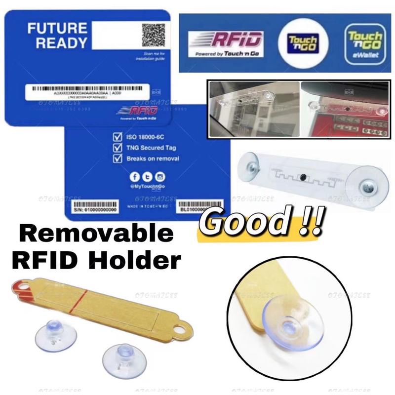 Acrylic RFID Holder RFID Touch n Go TNG RFID Tag Sticker Smart Tag For