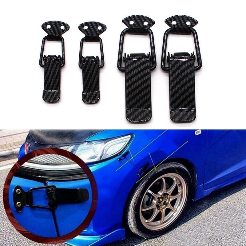 Universal Bumper Clip Titanium Carbon Chrome Rainbow rear clip