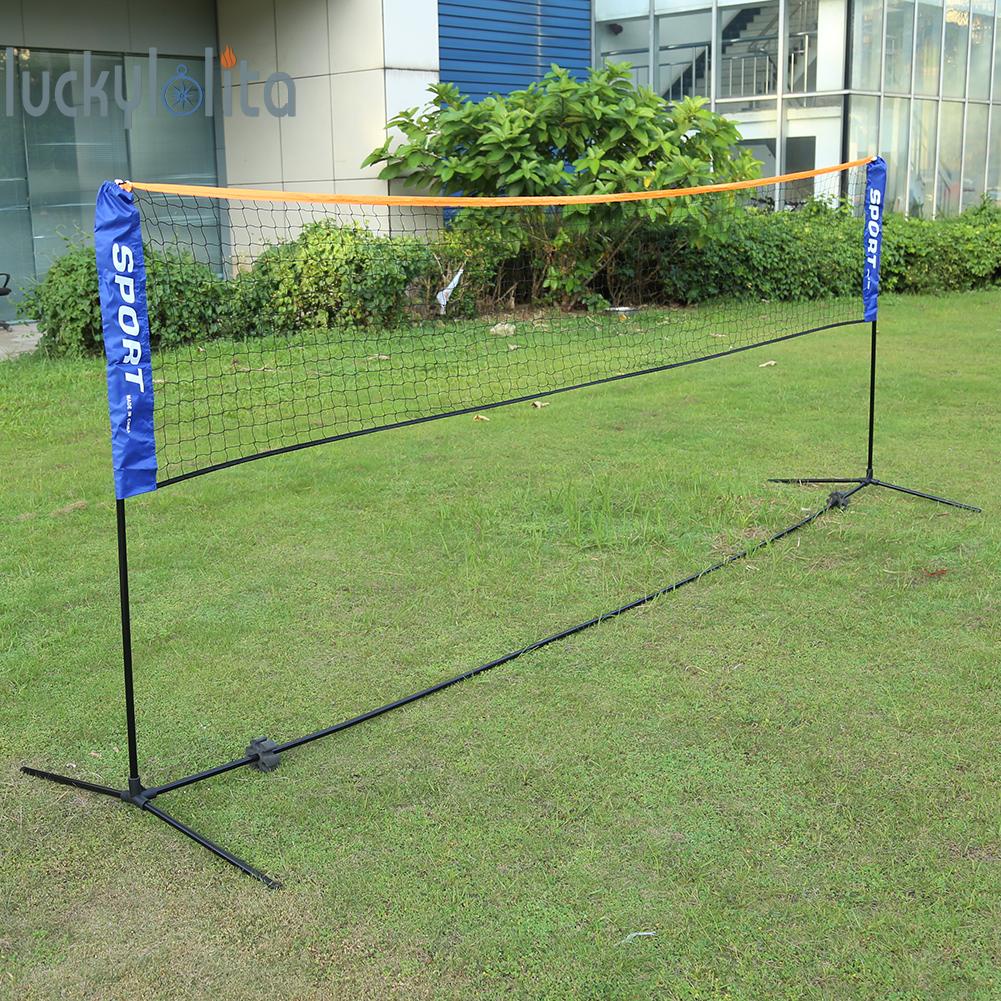 INT Portable Folding Standard Professional Badminton Net Volleyball