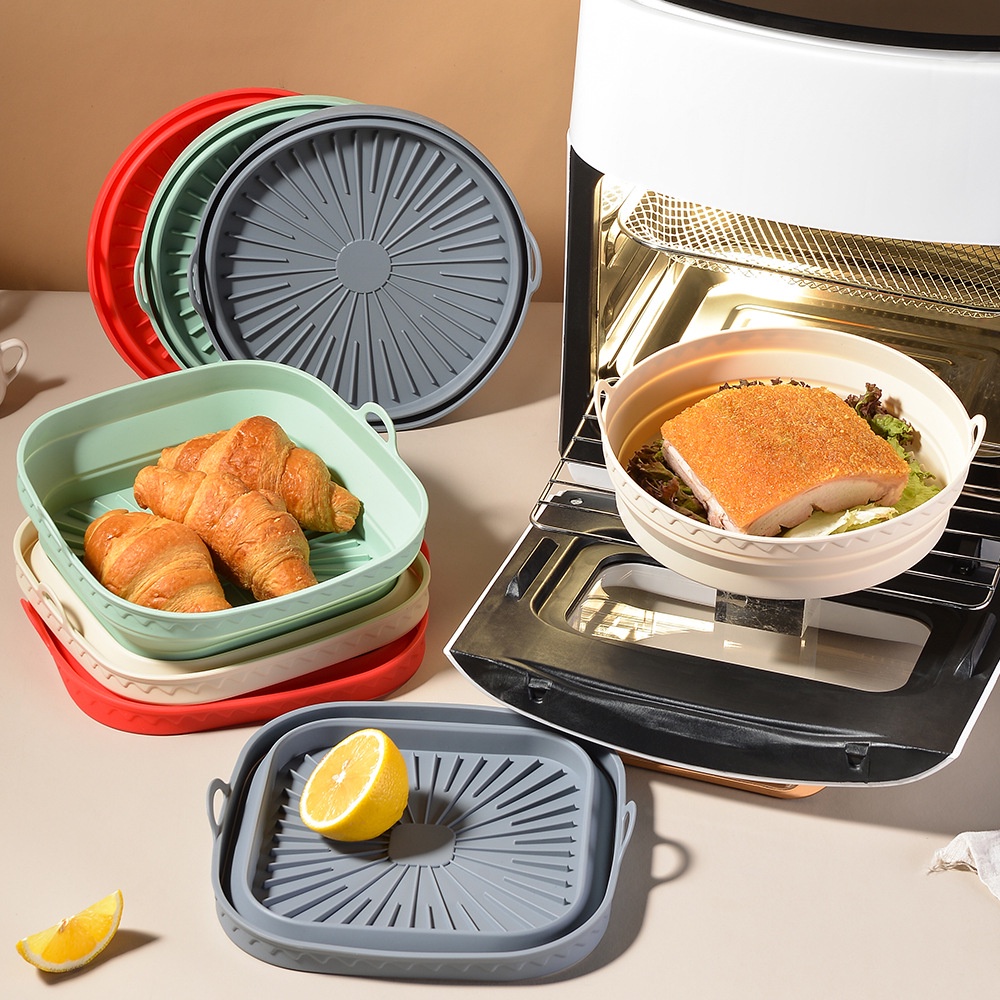 Square Silicone Air Fryer Tray