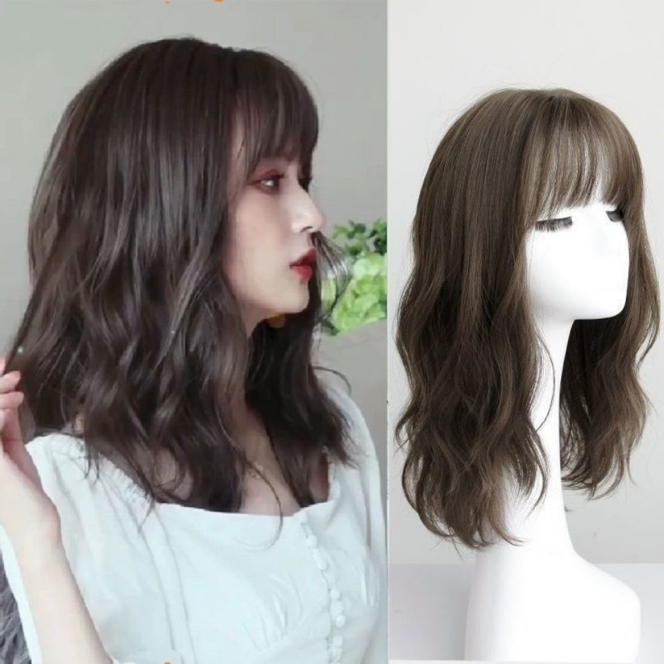 Review for Cute clavicle short hair black wig YV43347 main image 1