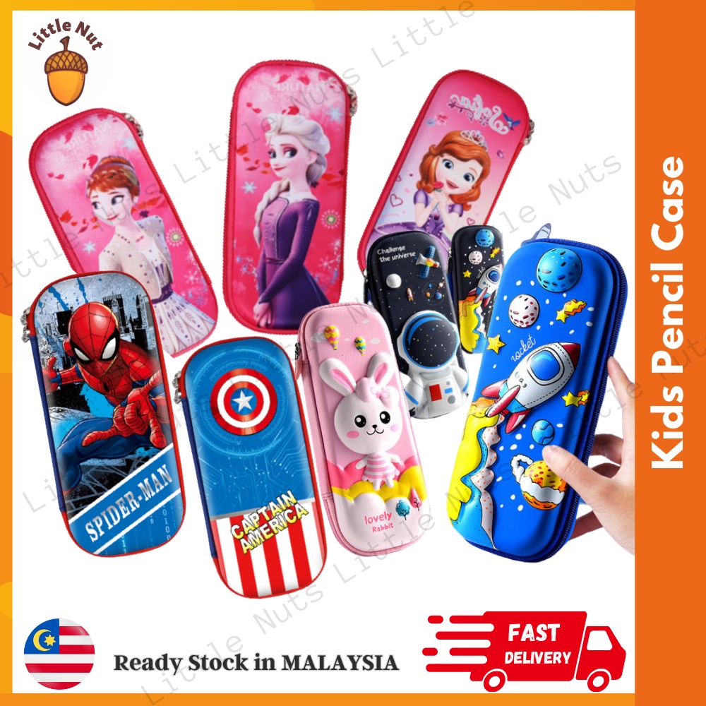 Cartoon EVA Children's Stationery Pencil Case 3D Waterproof Stationery