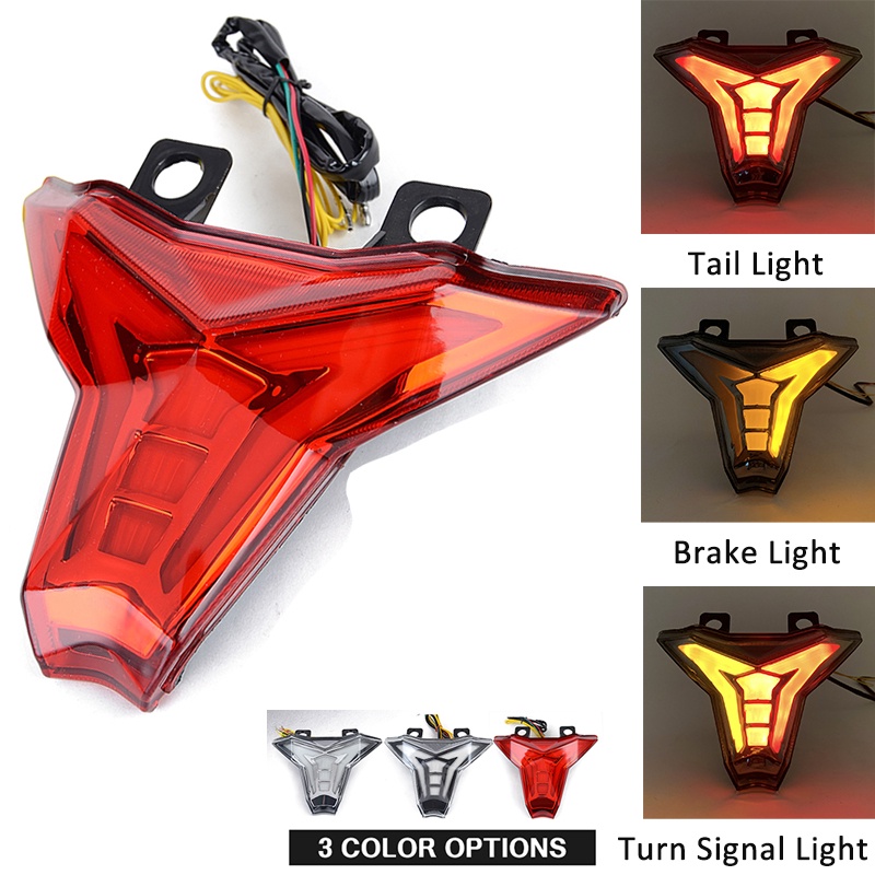 Rear Tail Light Brake Turn Signal Integrated Led Light For Kawasaki