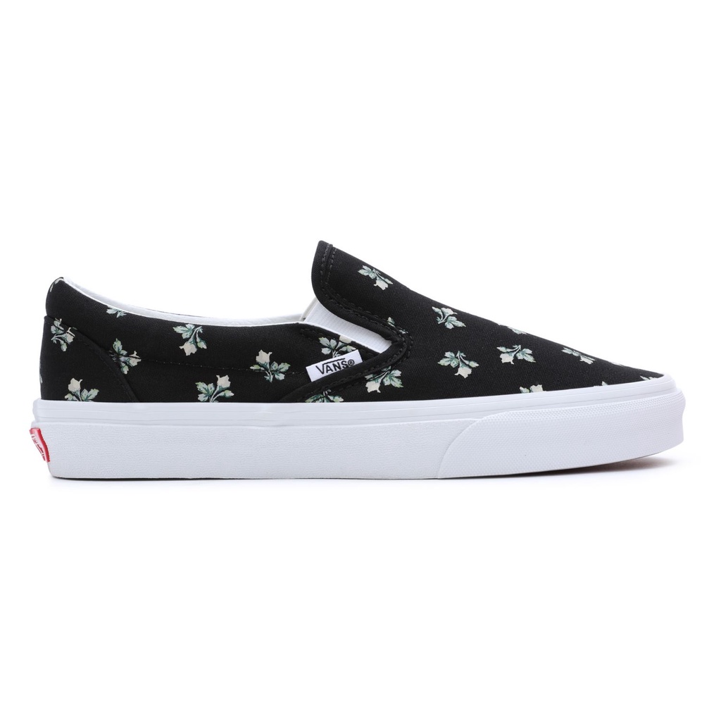 VANS Classic Slip On Floral Needles Suede Black