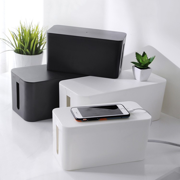 Cable Management Storage Box | Minimalist Cable Organizer Box Safety ...