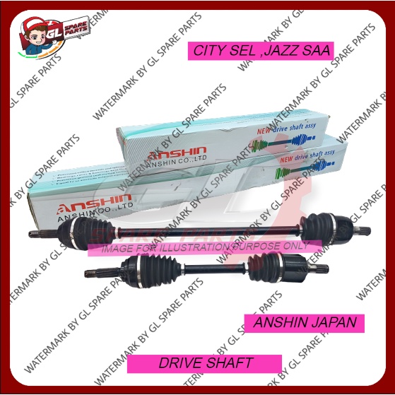 (ANSHIN JAPAN) DRIVE SHAFT HONDA CITY SEL / JAZZ SAA Shopee Malaysia