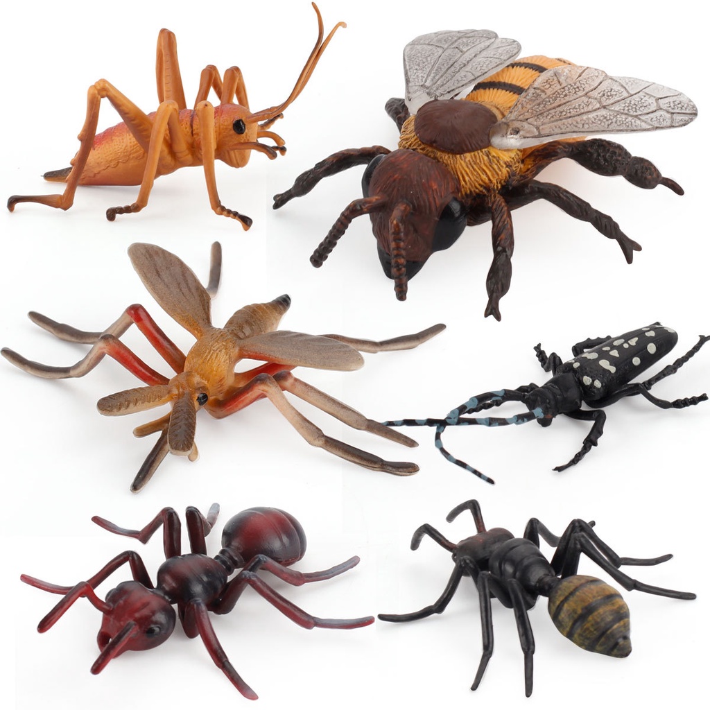 Children Toys Simulation Insect Animal Model Bee Spider Butterfly ...