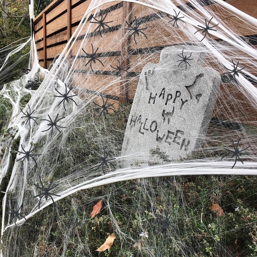 Spider Web Cobweb Prop Home Bar Party Supply Halloween Festival Decor ...
