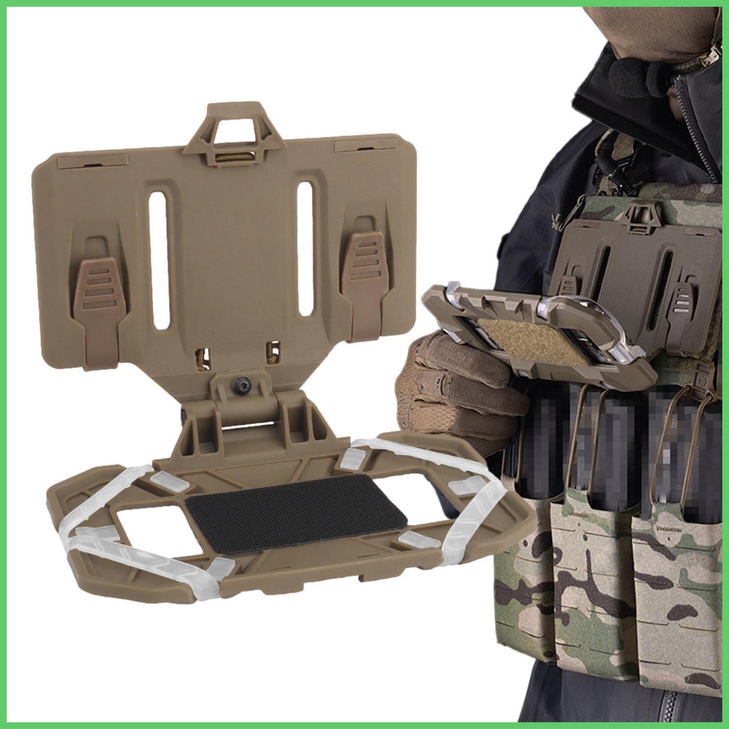 Tacticals Vest Phone Holder Universal Chest Board Plate Carrier Hands