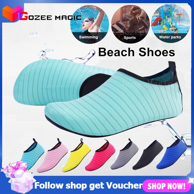 FEETCITY Kids Swim Shoes Aqua Socks - Non-Slip Quick Dry Water Shoes For Toddlers & Children, Size Toddler 5 - View #4