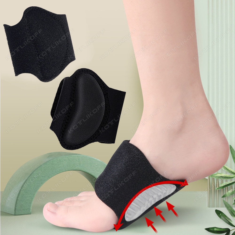 Arch Pad Support Insoles for Flat Foot Correction High Arch Cushioning