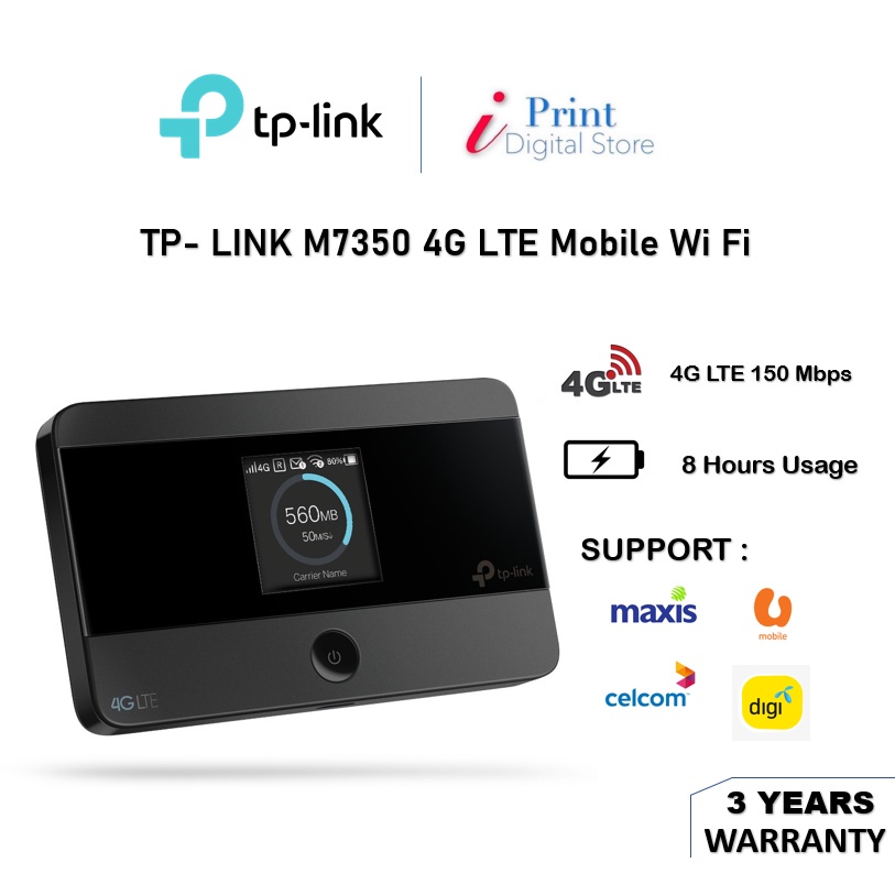 Tp Link 4g Lte Mifi Portable Wireless Wifi Direct Sim Modem Router