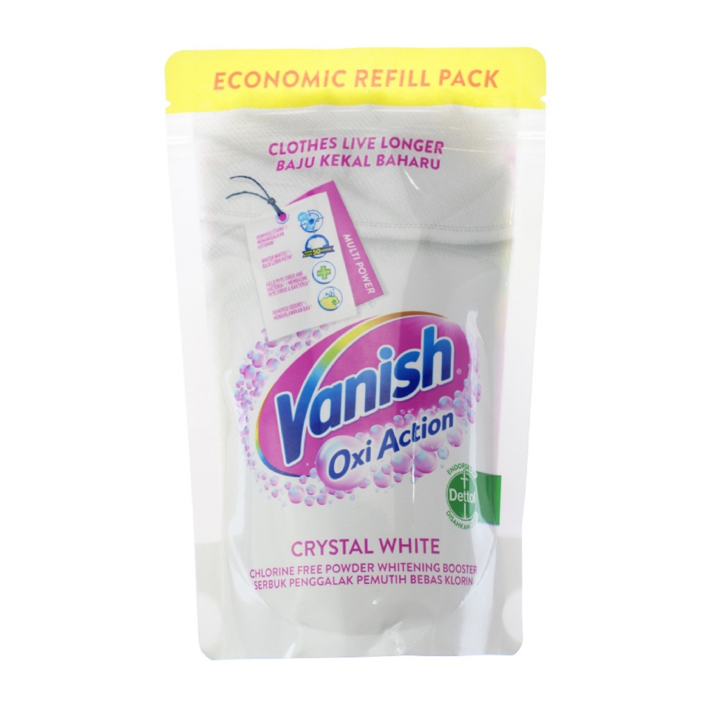Vanish Stain Remover Powder Refill Crystal White (400g) Shopee Malaysia