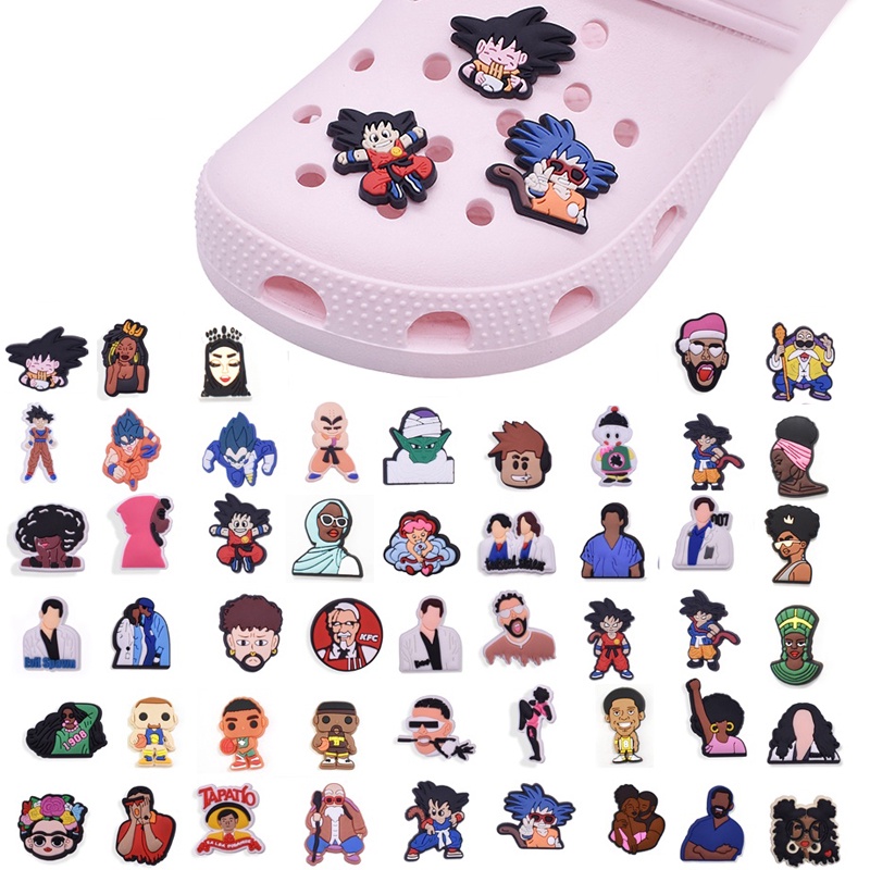Crocs Jibbitz Pins Colorful Cartoon Character Dragon Ball Sun Wukong