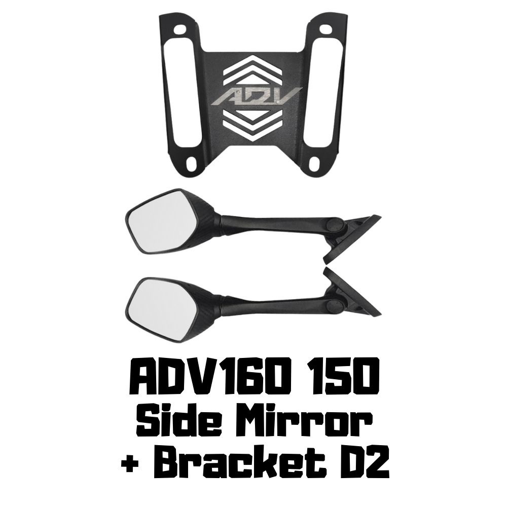 Honda ADV160/150 Side Mirror + Bracket D2 Motorcycle Accessories Side