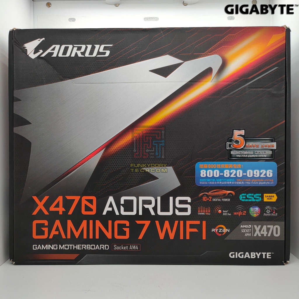 Gigabyte X470 AORUS GAMING 7 WIFI ATX AM4 Motherboard Shopee Malaysia
