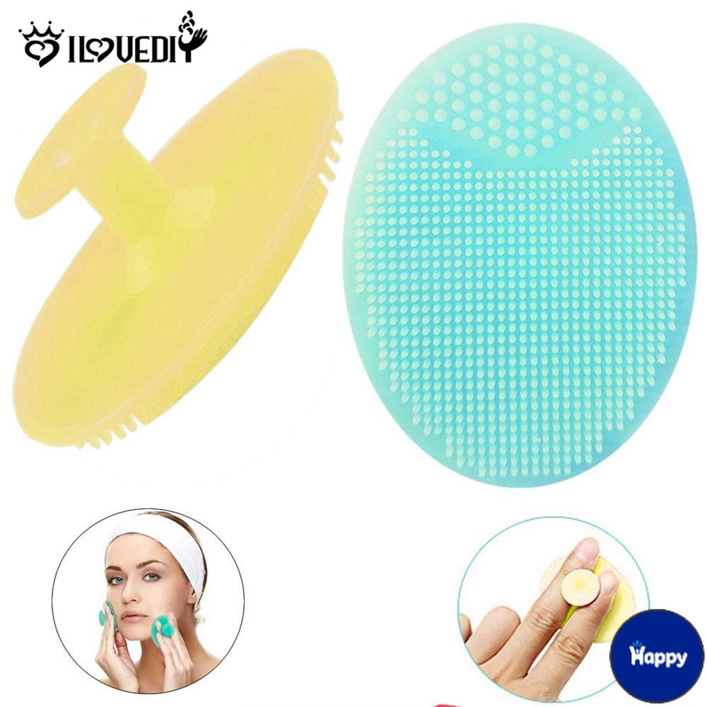 HS [SD] Soft Silicone Face Scrubbers / Exfoliator Brush / Facial