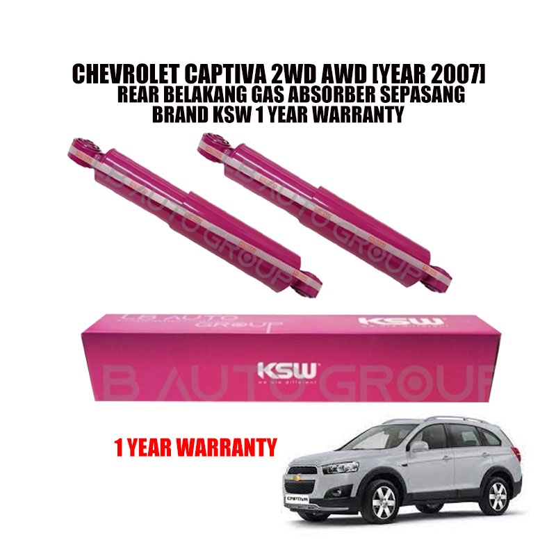 CHEVROLET CAPTIVA 2WD AWD [YEAR 2007] REAR FRONT GAS ABSORBER SEPASANG ...