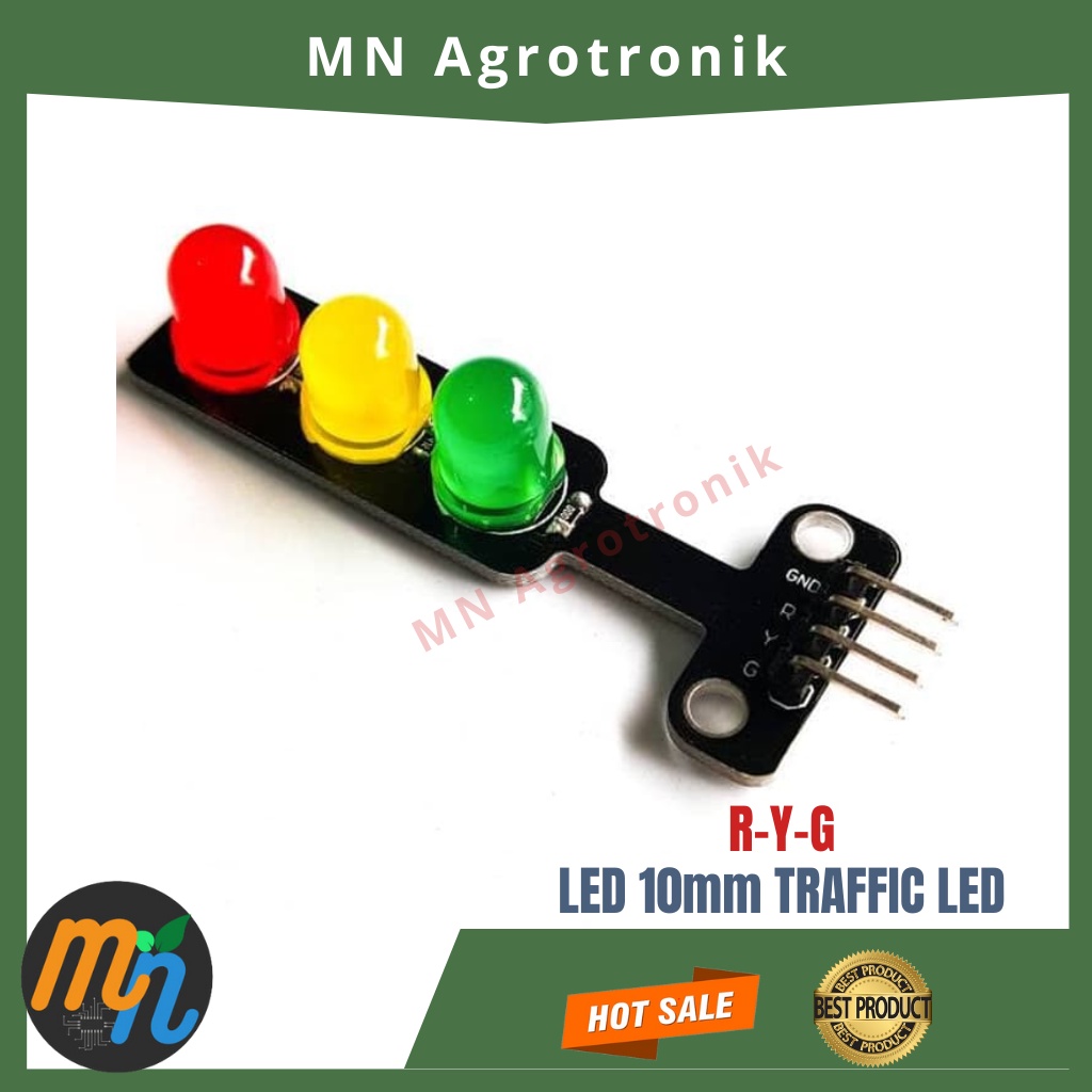 Led TRAFFIC LIGHT Module 5V 8MM R-Y-G ARDUINO Module | Shopee Malaysia
