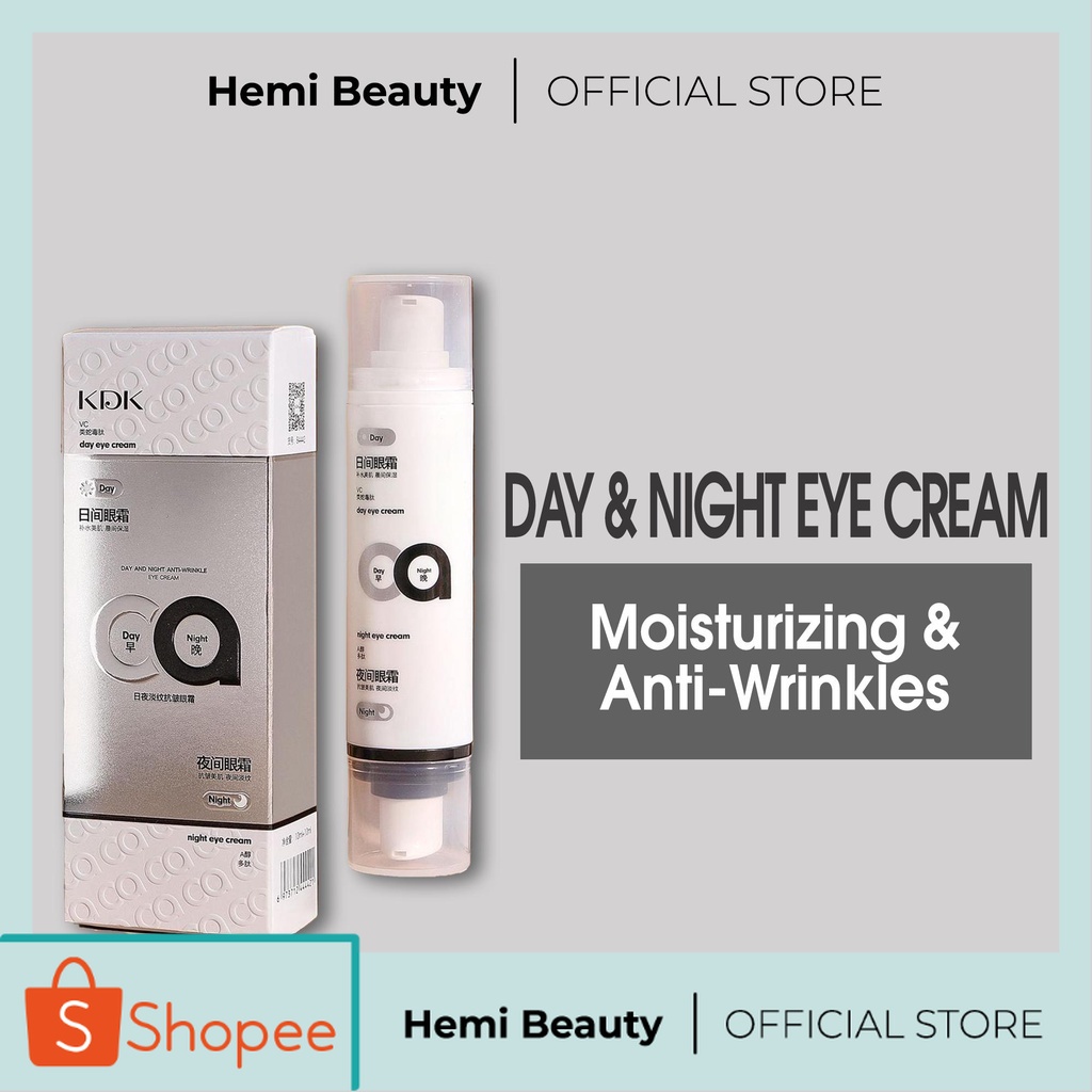 KDK 2 In 1 Eye Cream Day Eye Cream+Night Eye Cream Moisturizing& Anti