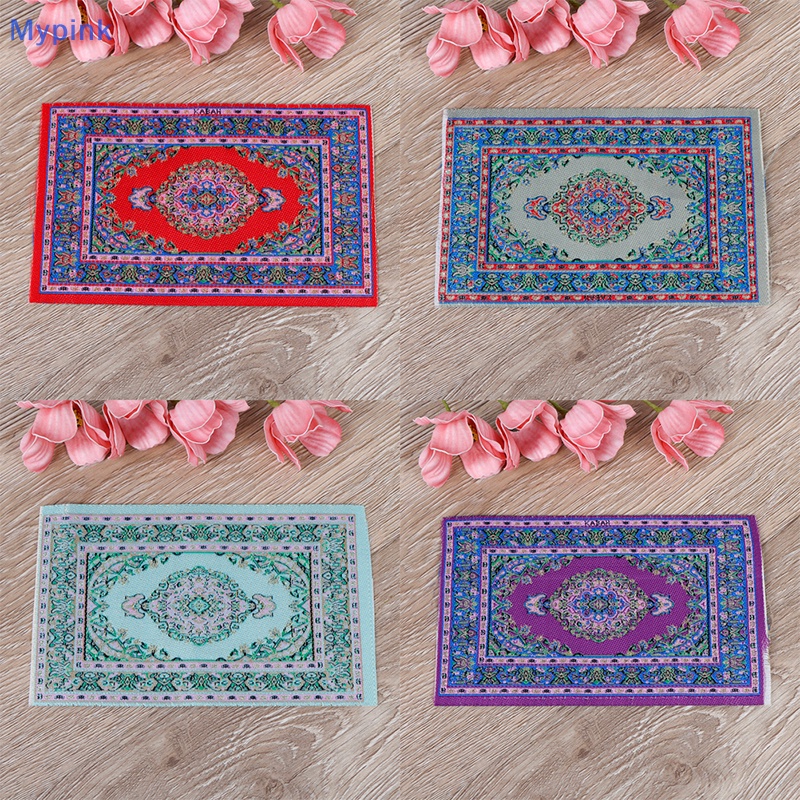 Mypink Dollhouse mini carpet mat 112 dollhouse miniature dollhouse accessories kit MY Shopee