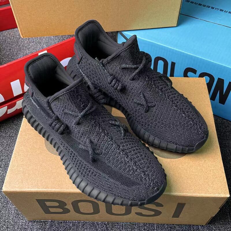 Original AD Yzy Boost 350 V2 shoes ''Black Starry Sky'' Women's and Men ...