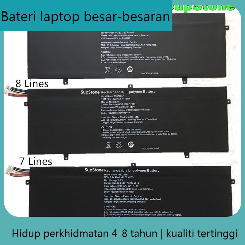FURFURAKKU Vervanging P313R HW-3687265 Batterij voor PEAQ s130 Slim S130 Slim S130-CA464PT Slim S130-CG464PT WTL-3687265