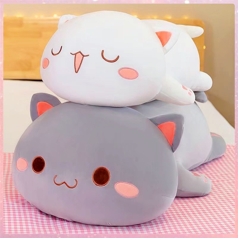 Cat Plushie Cute Cartoon Cat Plush Doll Plush Toys Cat Pillow Doll