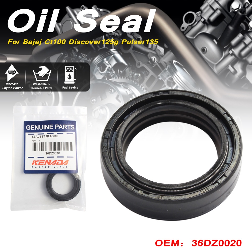 Front Fork Oil Seal For Bajaj Ct100 Discover125g Pulsar135 Shopee
