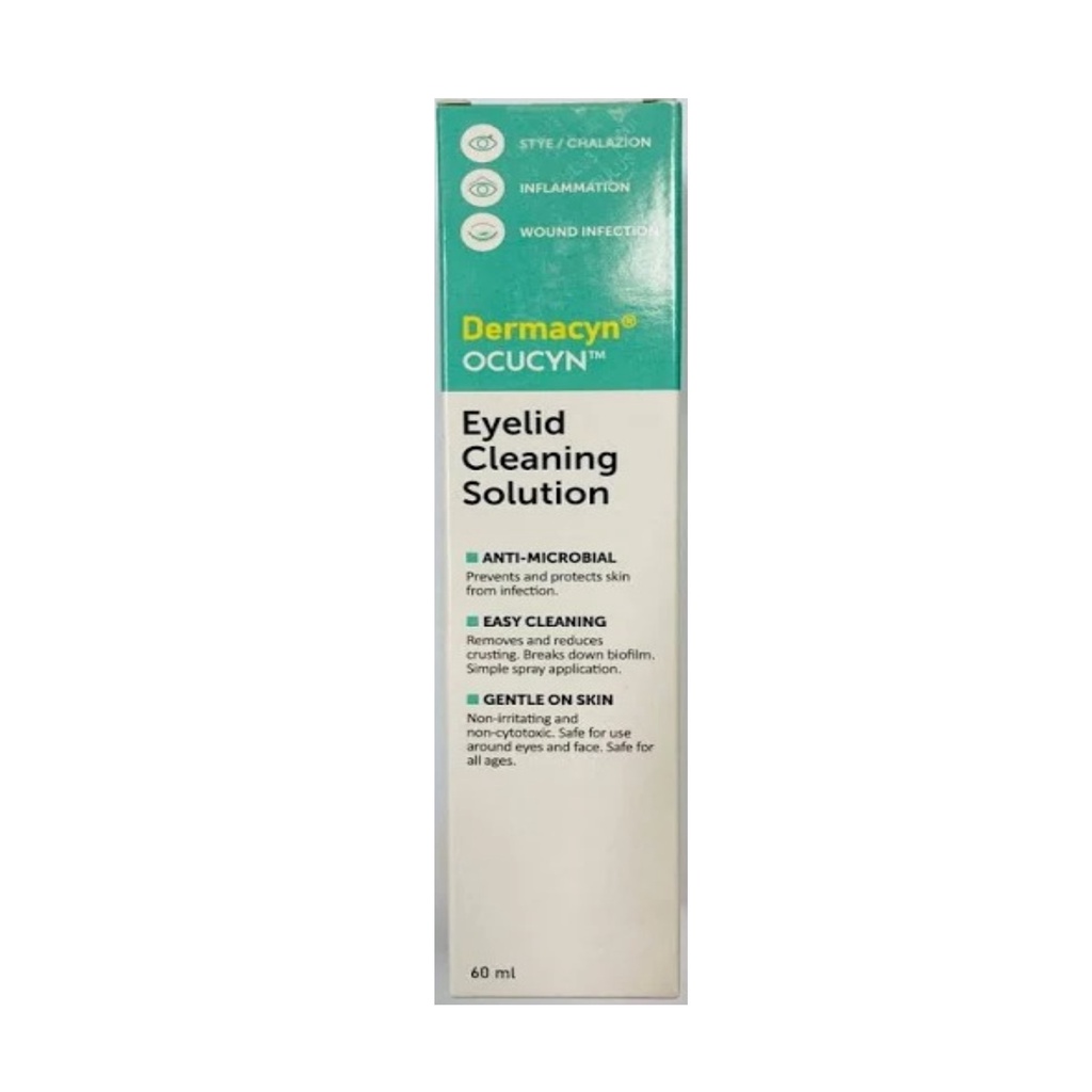DERMACYN OCUCYN EYELID CLEANING SOLUTION 60ML Shopee Malaysia