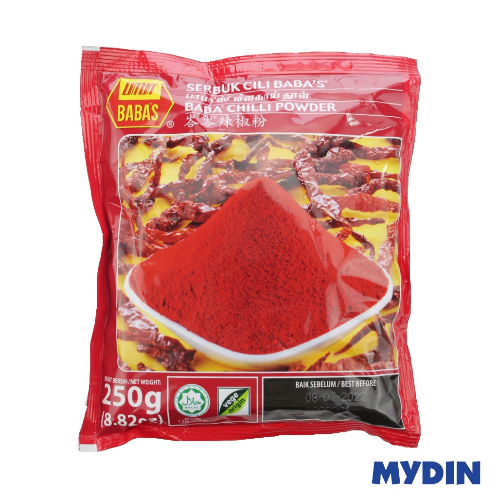 Baba's Chilli Powder (250g) Shopee Malaysia